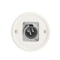 Boîte de raccordement ENC FH XLR 3L P avec intérieur fiche blanc