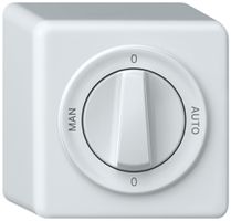 AP-Drehschalter origin Umschalter 2/1L 16A 250V 0-AUTO-0-MAN 88×88×54mm weiss