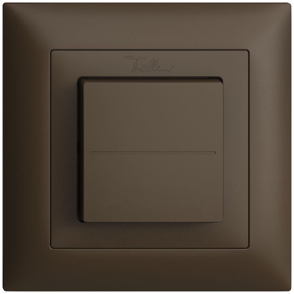 Funktaster EnOcean Feller EDIZIOdue FMI, 2K/1T, batterielos, coffee