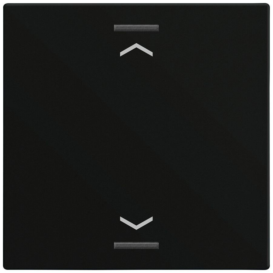 Bilanciere MDT BE-TAL60W116.A1 1t/2a p.tasti tattile nero op. "persiana"