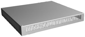 Plaque supérieure Rittal SV 9681.866 600×72×600mm parement du toit aéré gris