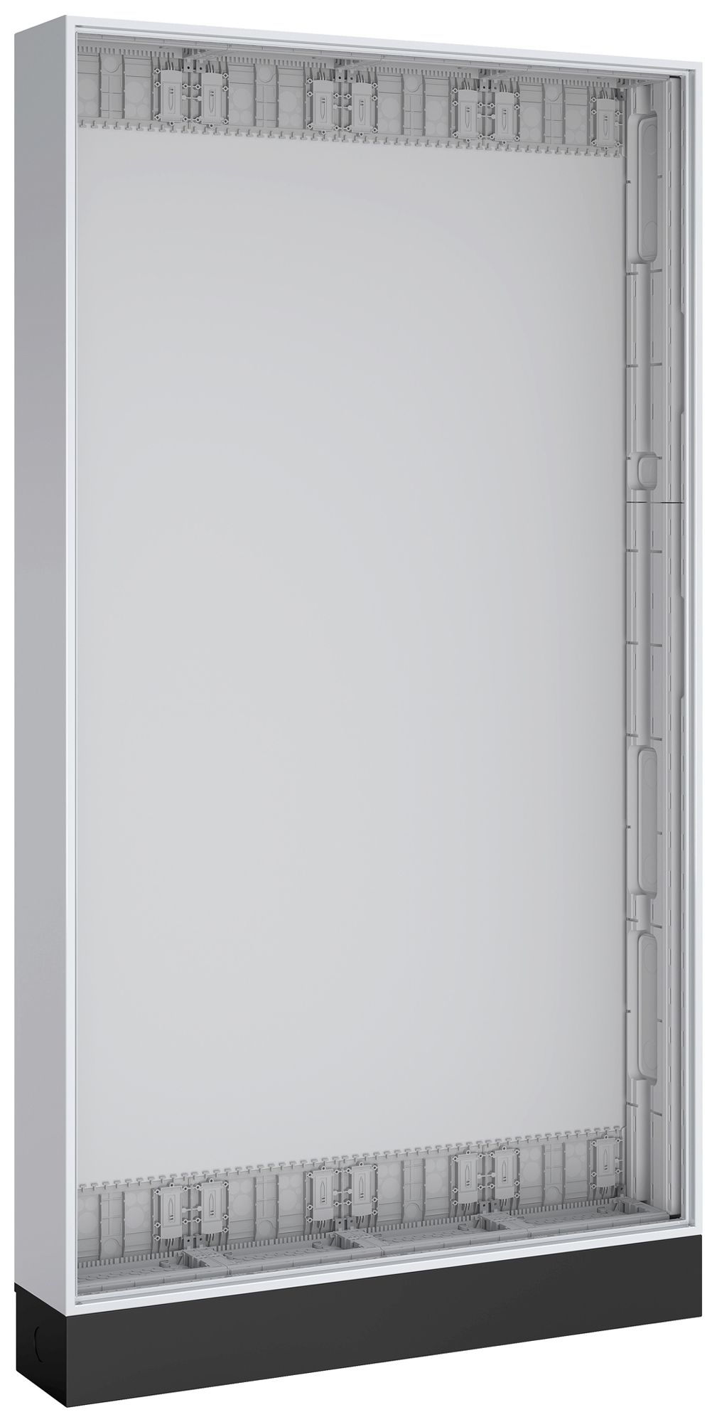 Armoire de sol PrismaSeT XL IP30 s.porte 1050×1980×210mm 4 champs 12 rangées