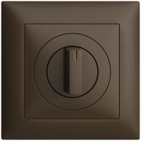 UP-Frontset EDIZIOdue coffee 88×88mm f Drehschalter