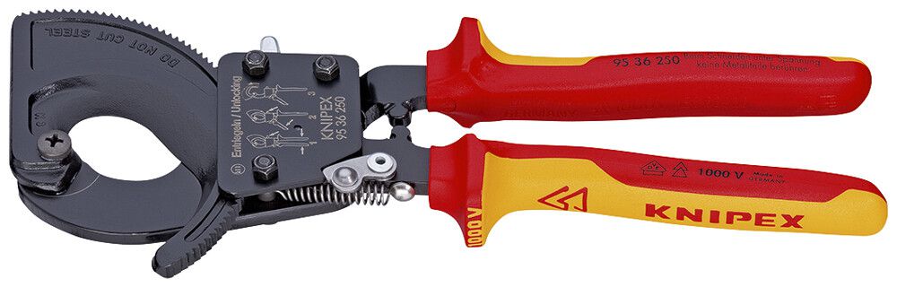 Cesoia per cavi KNIPEX per Ø32mm max VDE 250mm