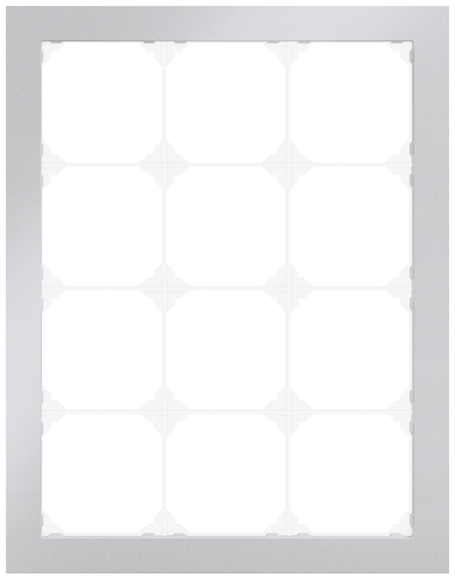 Telaio di copertura INC EDIZIO.liv prestige SNAPFIX® 4×3 214×274mm all