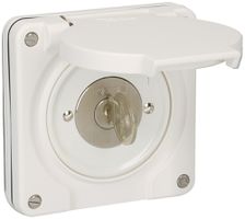 UP-Ausschalter NEVO 1P, IP55, 0-1, Zyl.1007F, Abz.12h, Plan 5000, ws