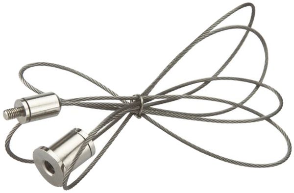 Corde de fixation au plafond DOTLUX 1.5m TWISTER/HALLprotect 2 pièces