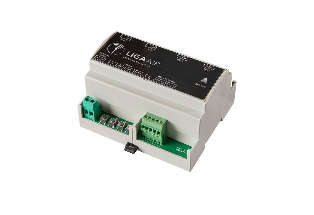 Casambi Kombimodul 4.DALI.4T 240V 4 DALI 4 Taster DIN
