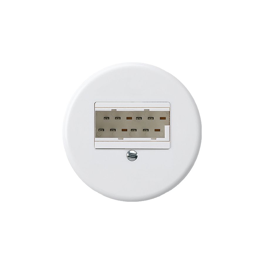 Inserto per scatola INC basico 2×TT83 bianco