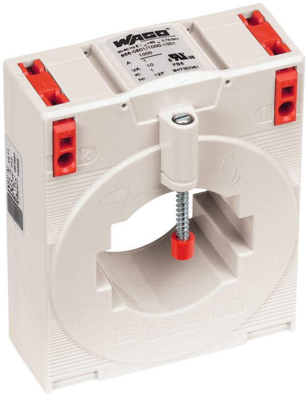 Transformateur de courant WAGO 800A/5A puissance 10VA classe de précision 1