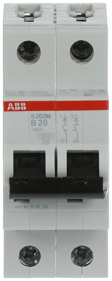 Leitungsschutzschalter ABB S202M-B20 20A B 10kA