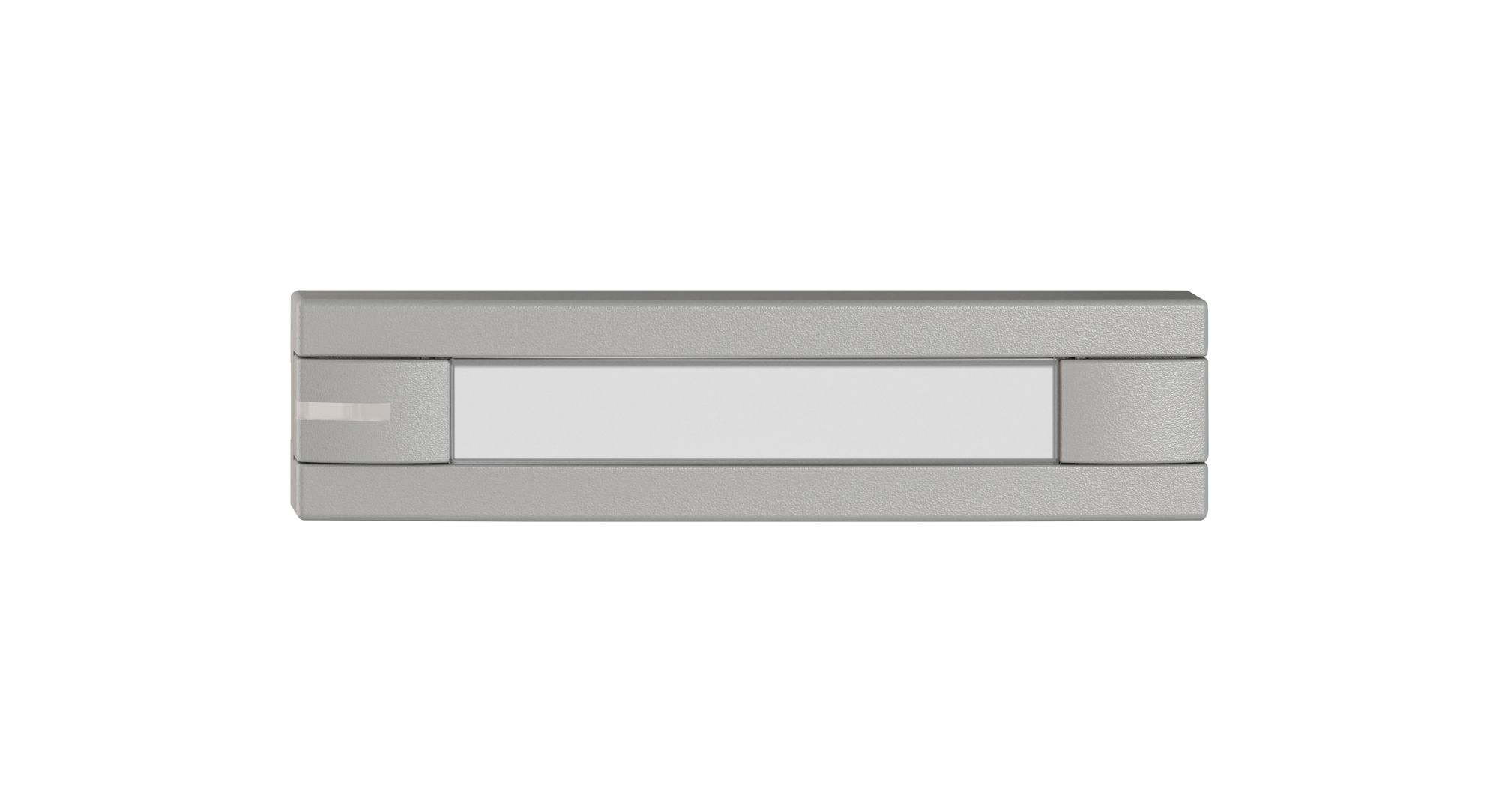 Poussoir 1/4 EDIZIO.liv SNAPFIX® p.KNX&UNI a.LED a.étiquette comm.2touch.grc