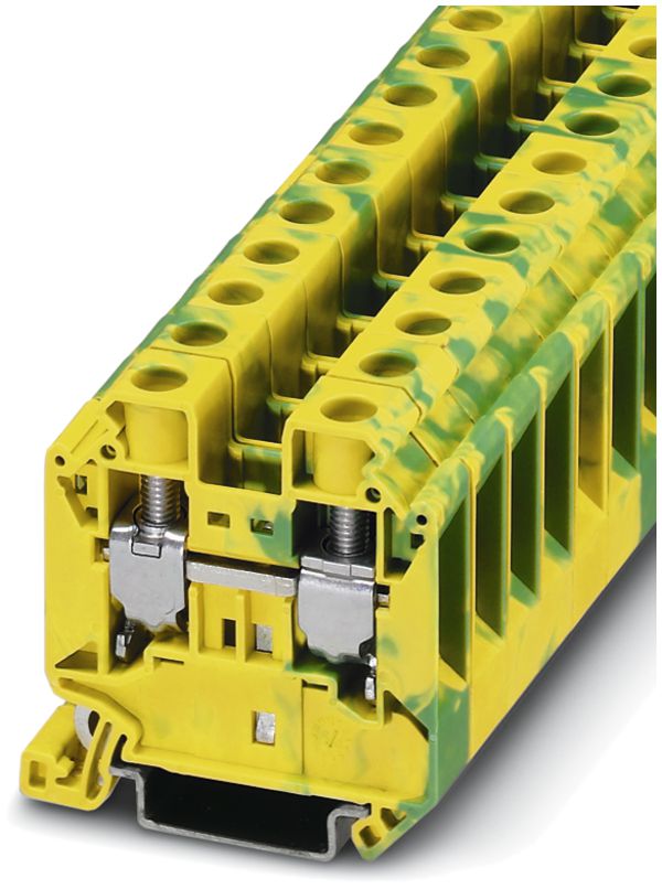 Borne 1.5…25mm² vert/jaune l=12.2mm AWG16…4