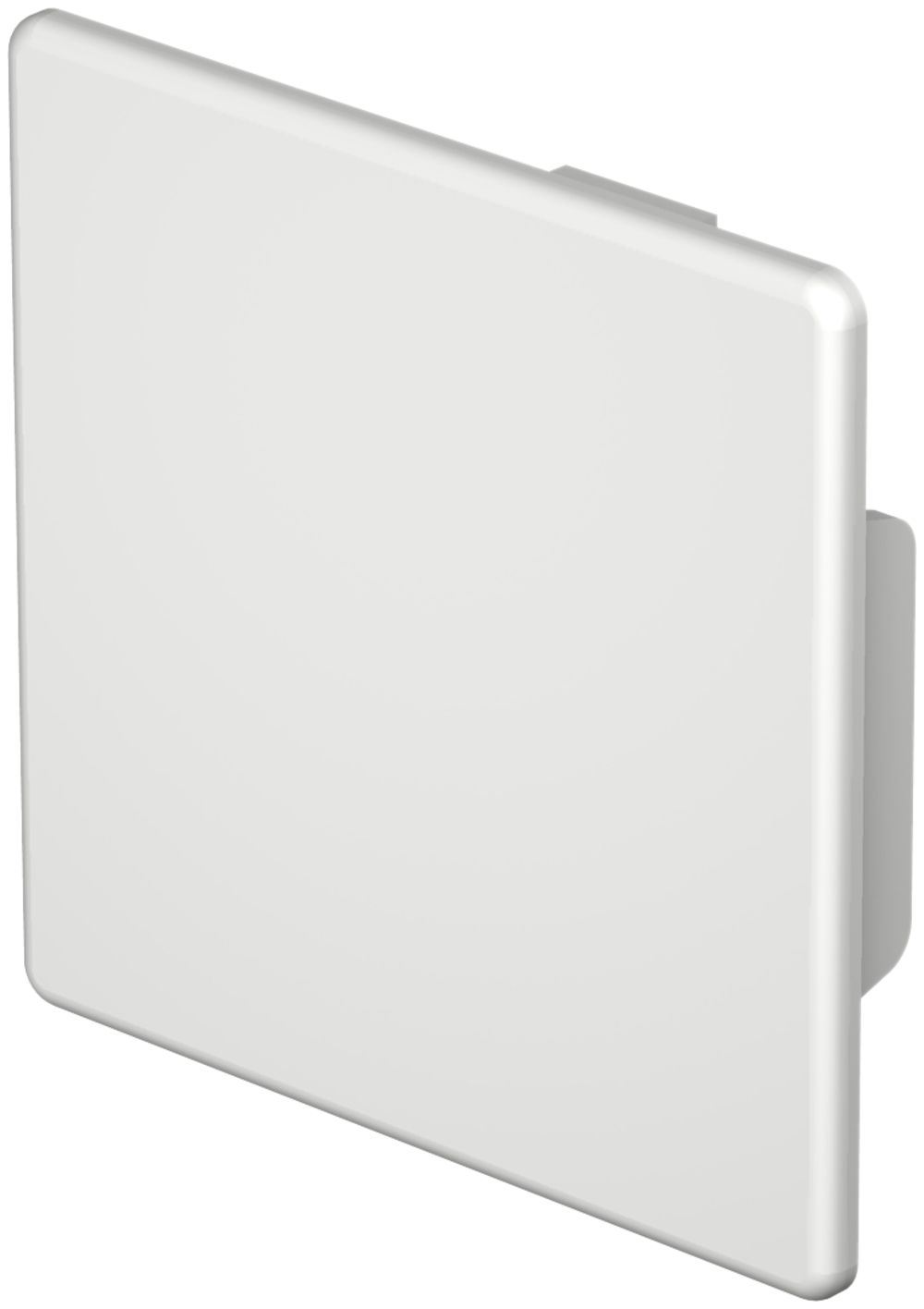 Plaque de fermeture Bettermann pour canal d'installation WDK gris clair 60×60mm