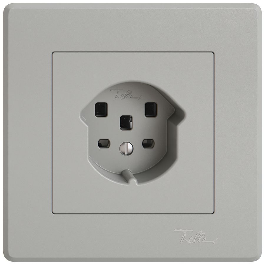 UP-Steckdose EDIZIO.liv SNAPFIX® 1×T25 hgu