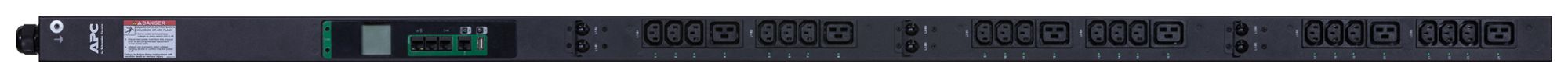 Prise multiple Easy PDU 55×1738×62mm 18×C13 6×C19 Switched 22kW