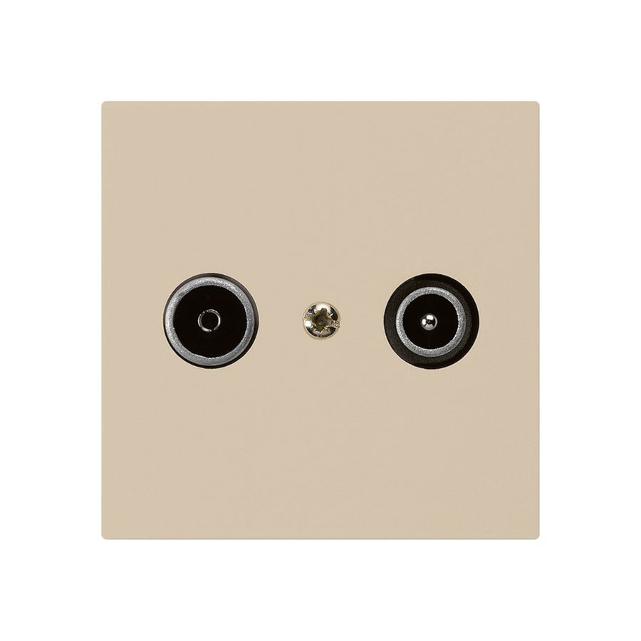 Presa di passaggio INC kallysto R/TV 14dB beige