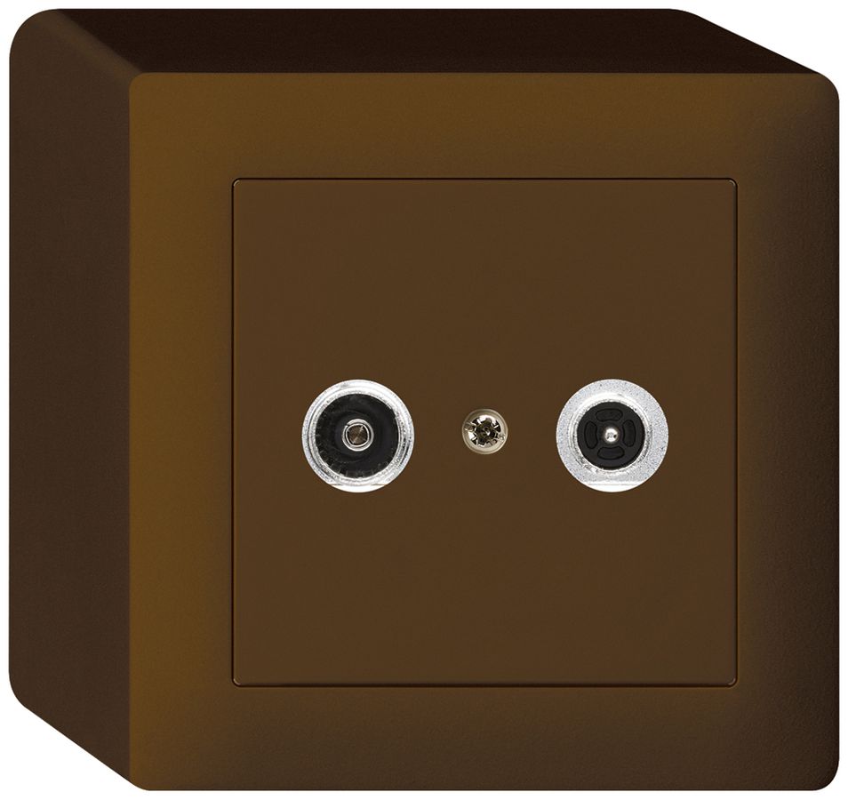 AP-Antennendose kallysto R/TV 4dB 2GHz braun