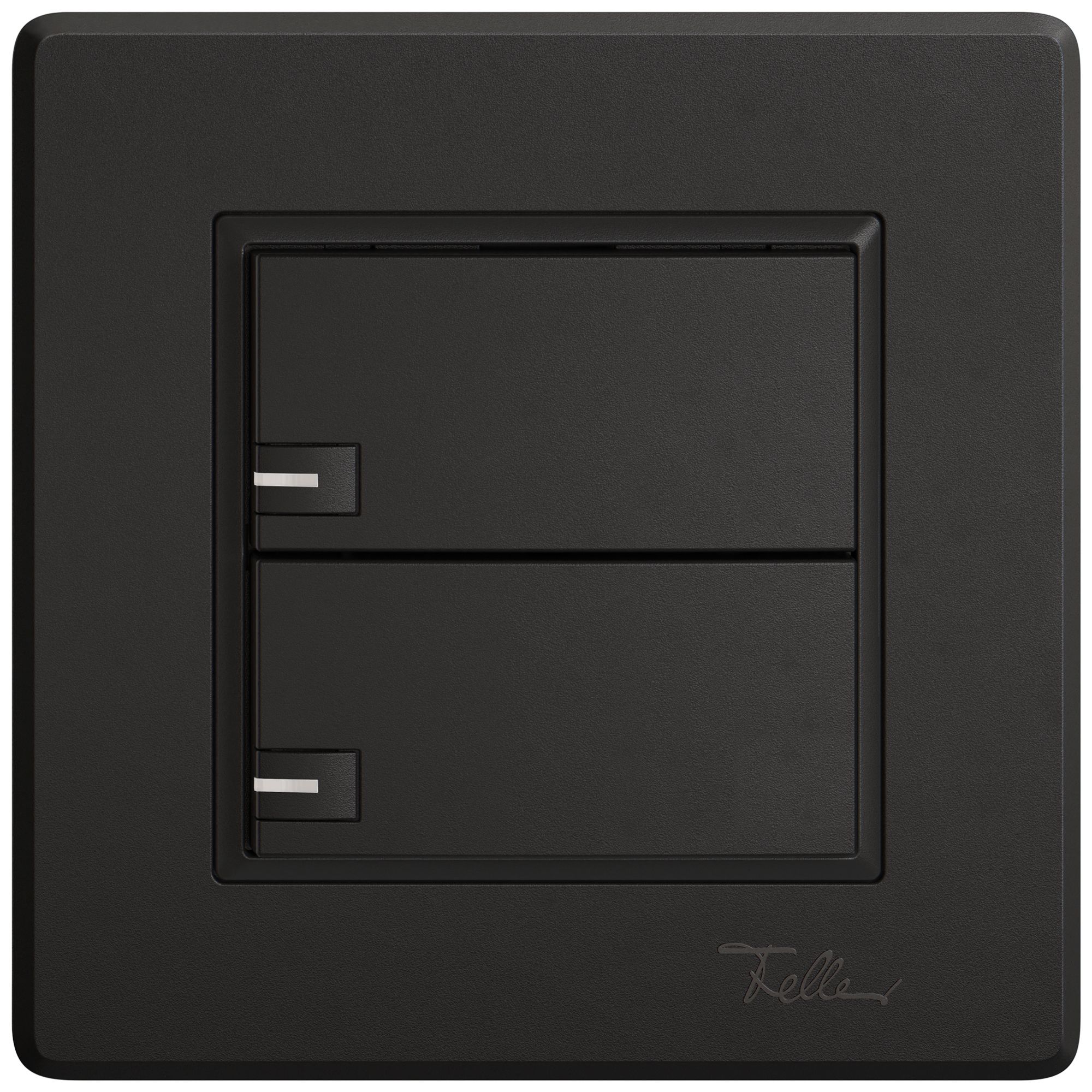 UP-Universaltaster EDIZIO.liv UNI SNAPFIX® 12…48V m.LED blau 2× 1-Tbed.sz