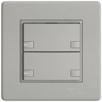 UP-Universaltaster EDIZIO.liv UNI SNAPFIX® 12…48V m.LED blau 2× 2-Tbed.hgu