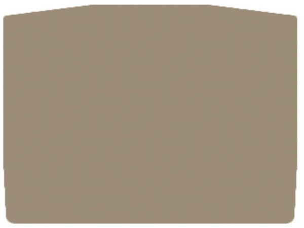 Abschluss-/Zwischenplatte Weidmüller ZAP/TW ZDUA2.5-2N 56.5×36.2mm beige