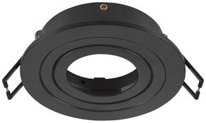 Einbaurahmen SLV NEW TRIA 75 Aluminium Ø93×26mm schwarz