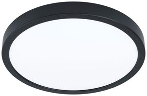 LED-Deckenleuchte Eglo FUEVA 16W 0…1800lm 2700…6500K IP44 DIM Ø278×25mm schwarz