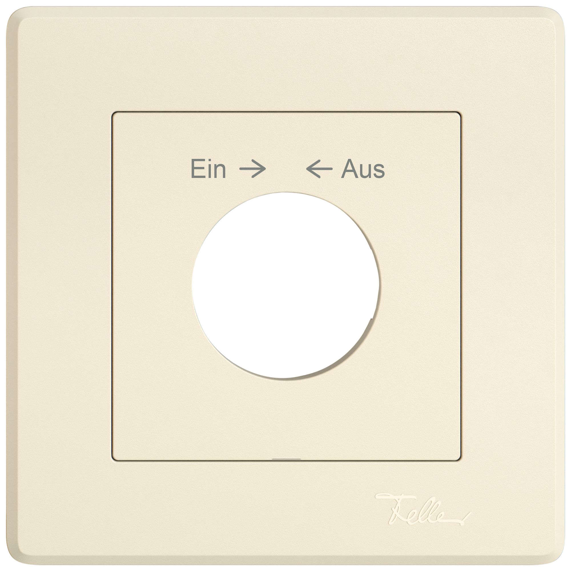 UP-Montageset EDIZIO.liv SNAPFIX® f.Schwenktaster m.Schloss Ein → ← Aus cr