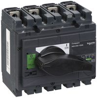 Interupteur de charge Schneider Electric INS 4L 100A avec poignée rotative noir