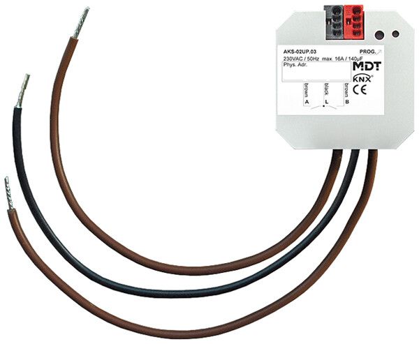 EB-Schaltaktor KNX MDT AKS-02UP.03 2-Kan 16A 230V