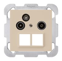 UP-Antennendose R/TV/Daten HMS kallysto B 19dB beige