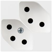 EB-Steckdose ATO 2×T13 weiss 2 Module