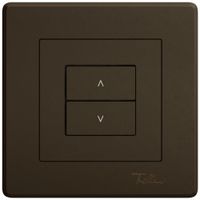 UP-Storenschalter EDIZIO.liv Wiser SNAPFIX® 2 Tasten br