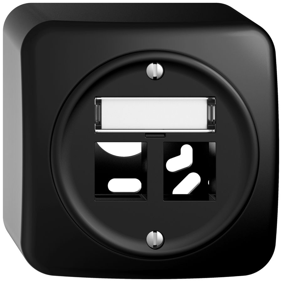 Kit de montage AP STANDARDdue Keystone SNAPFIX® droit 2× no