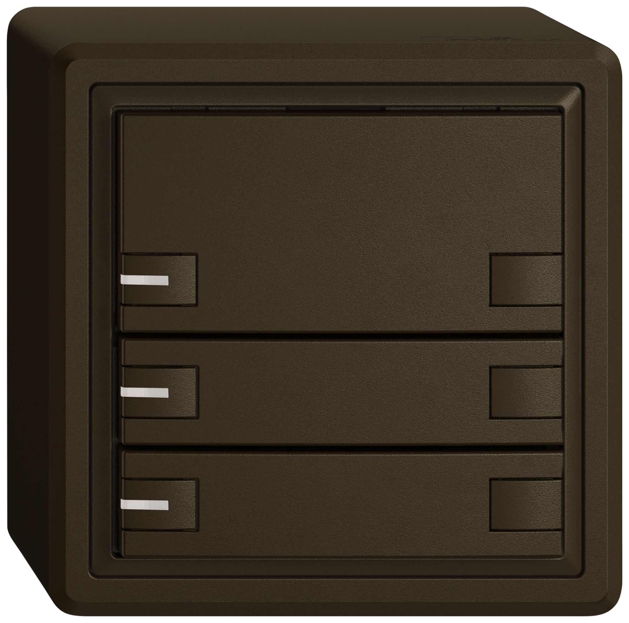 Pulsante KNX RGB AP EDIZIO.liv SNAPFIX® sensore temp.RGB-LED 3× com.2T ma