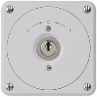 Contatto rotativo a chiave INC robusto grigio senza coperchio invertitore combi