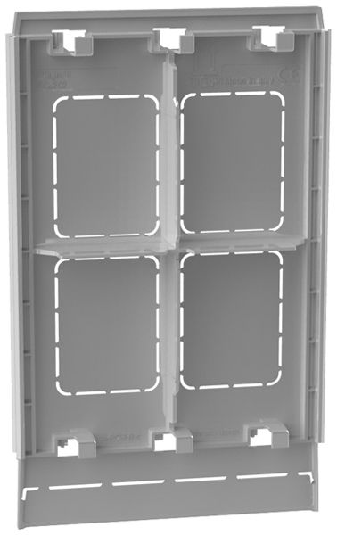 Montageset Legrand horizontal Kunststoff halogenfrei hellgrau