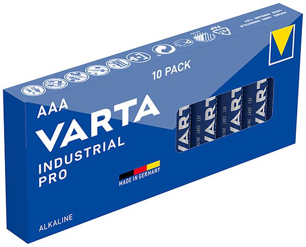 Pila alcalina VARTA Industrial AAA