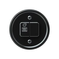 Frontset origin Schalter S3+3 Licht + Ventilator beleuchtet 60×60mm sz