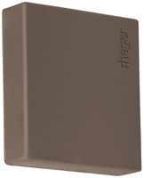 Endstück Hager tehalit.LF 25×25mm braun IP30