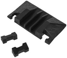 Endstück DEM CP-3 für Aufboden-Leitungsführungskanal Gummi 345mm sz