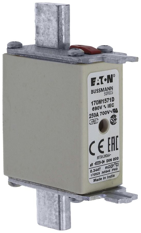 Fusibile HPC Eaton 170M1571D 000 250A AC 690V aR