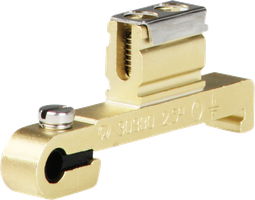 Schutzleiter-Reihenklemme Woertz 2.5mm² Schraubanschluss 1×1 Hutschiene TH35