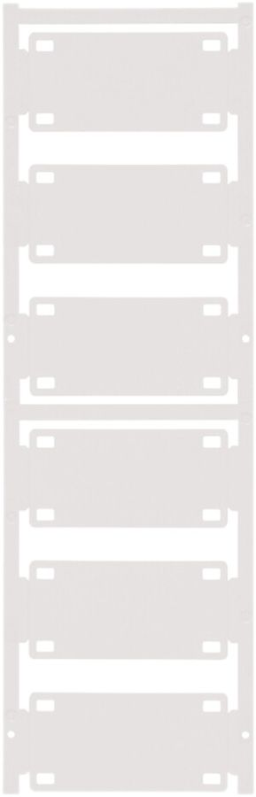 Marcatore di cavo Weidmüller MultiCard SFX p.Ø7…40mm 60×30mm PA66 bianco