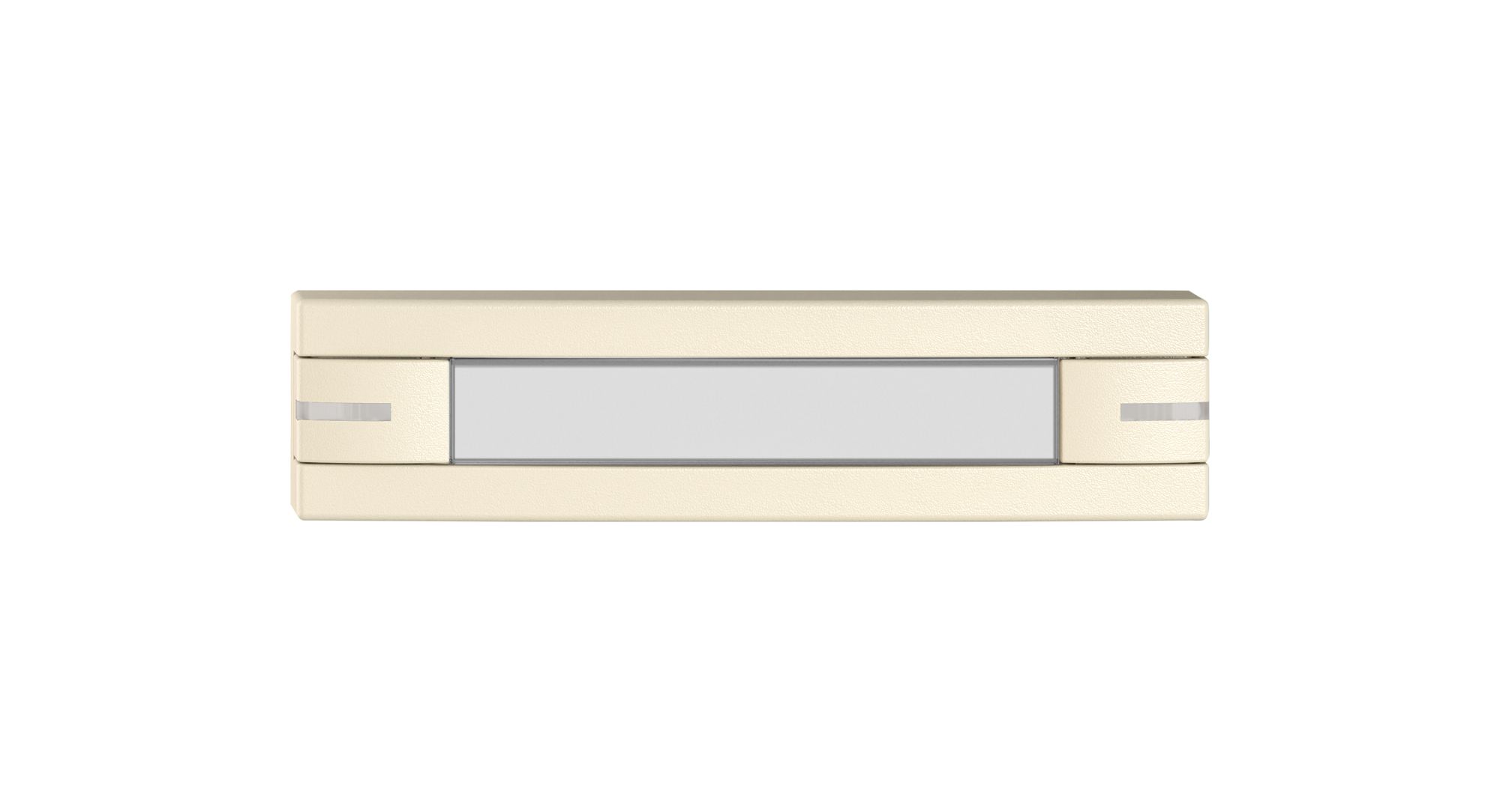 Poussoir 1/8 EDIZIO.liv SNAPFIX® p.KNX&UNI a.LED a.étiquette comm.2touch.cr