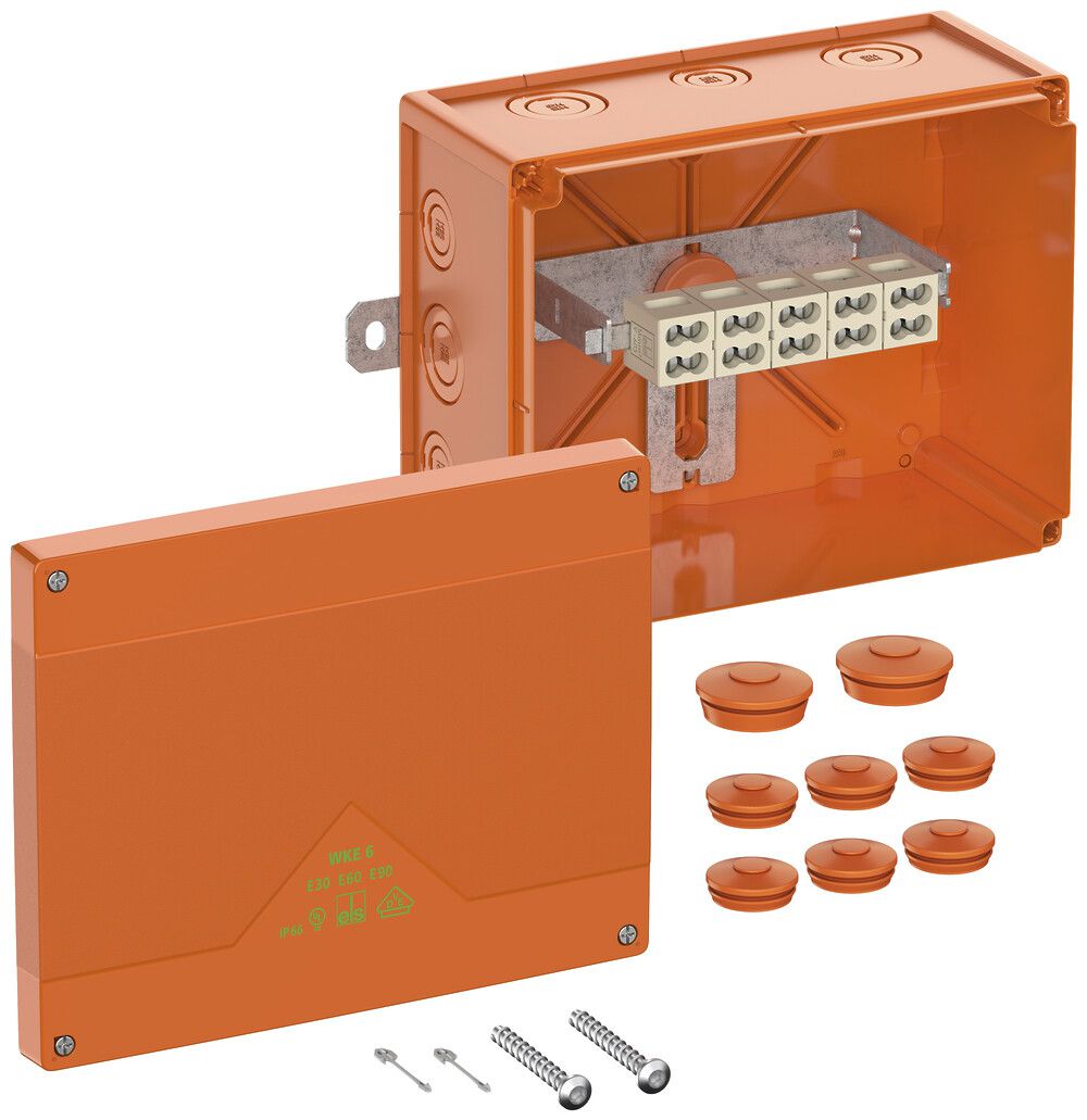 Scatola di derivazione AP Spelsberg WKE 6 Duo 5×16mm² E90 250×200×120mm IP66 ar