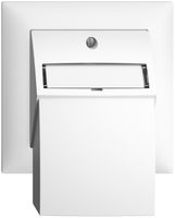 Kit de montage ENC EDIZIOdue, avec capot de sortie droite, pour 2×RJ45, blanc