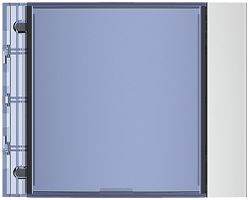 Frontblende für Infomodul Sfera aluminium