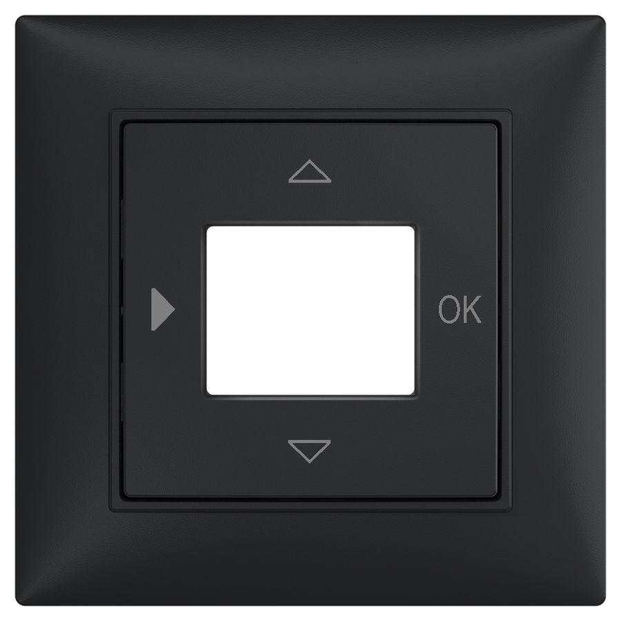 Kit frontal SIDUS pour poussoir de jalousie anthracite
