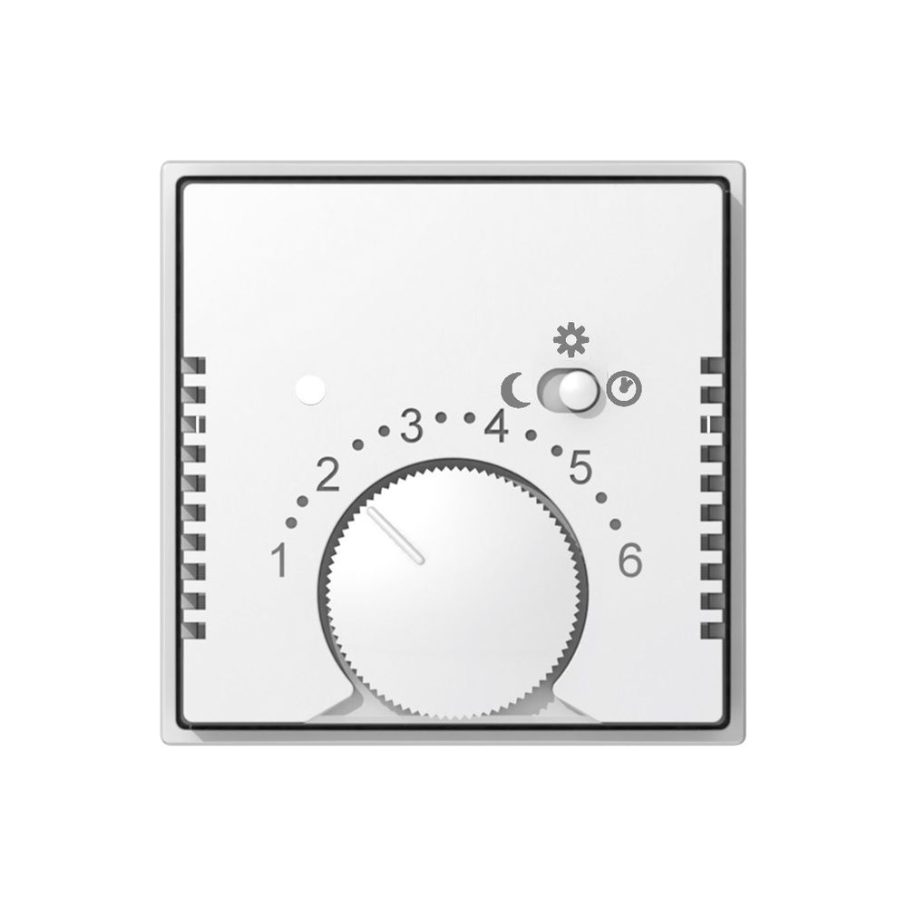 Frontset SIDUS zu Temperaturregler weiss glänzend